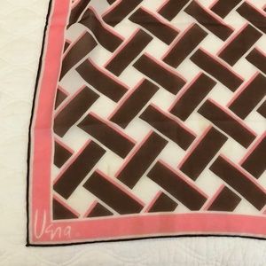 Vera Neumann Basket Weave Scarf